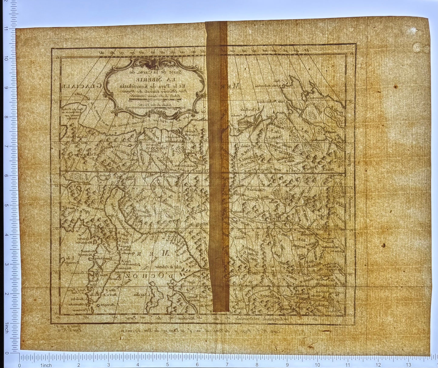 Suite de la Carte de la Sibérie et du Pays de Kamtschatka