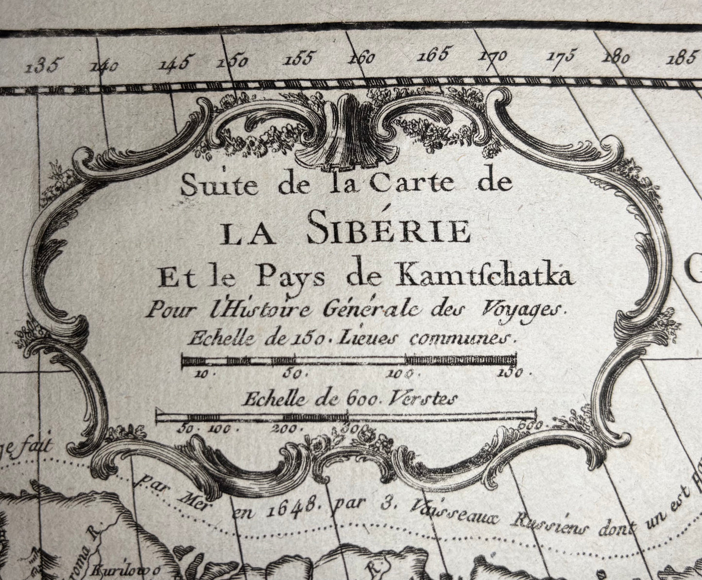 Suite de la Carte de la Sibérie et du Pays de Kamtschatka