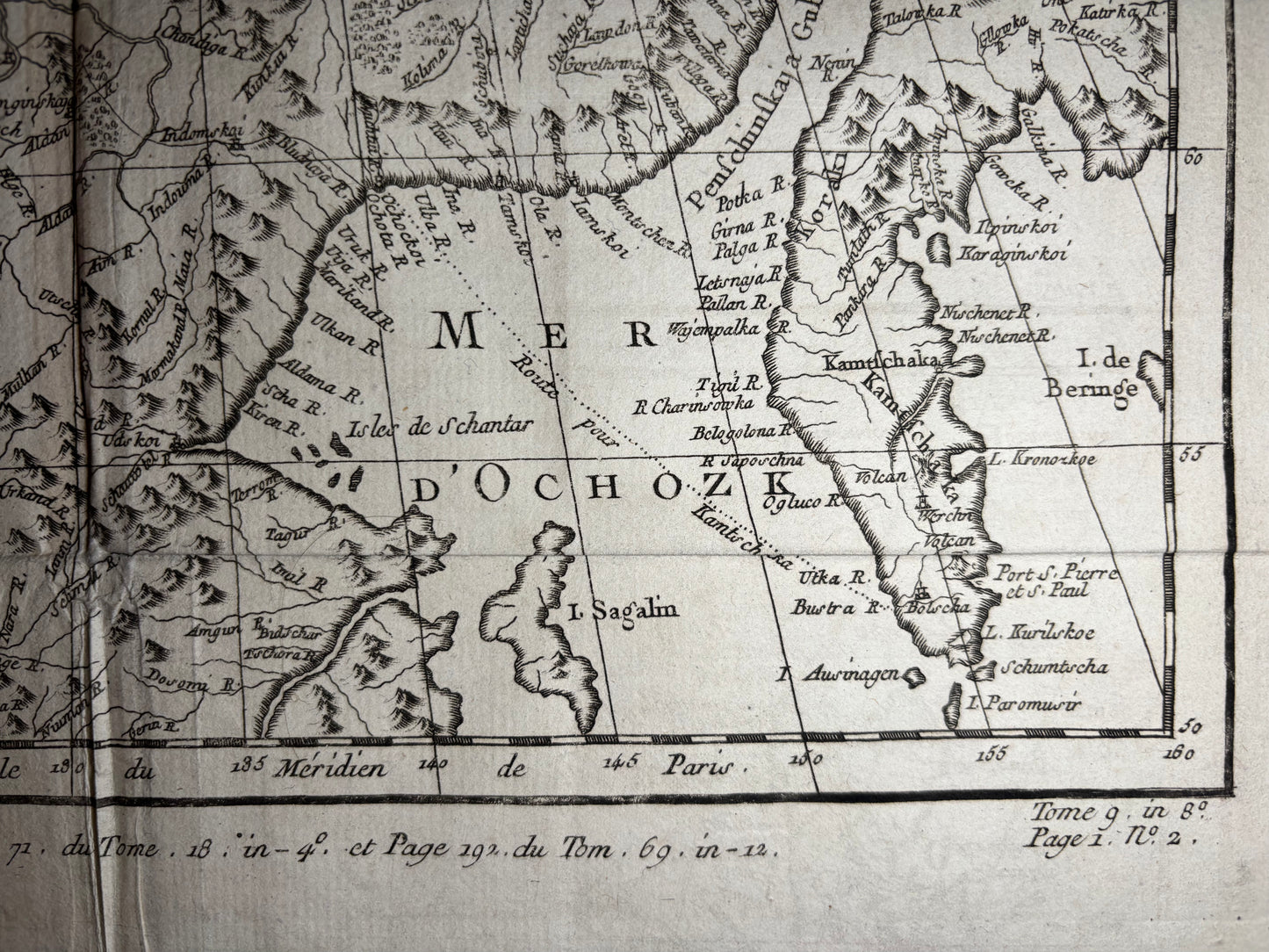 Suite de la Carte de la Sibérie et du Pays de Kamtschatka