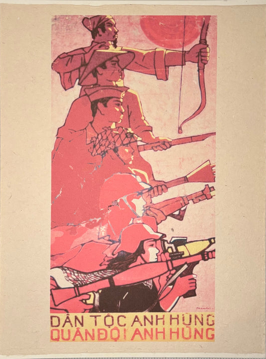 North Vietnamese Revolutionary Propaganda Poster