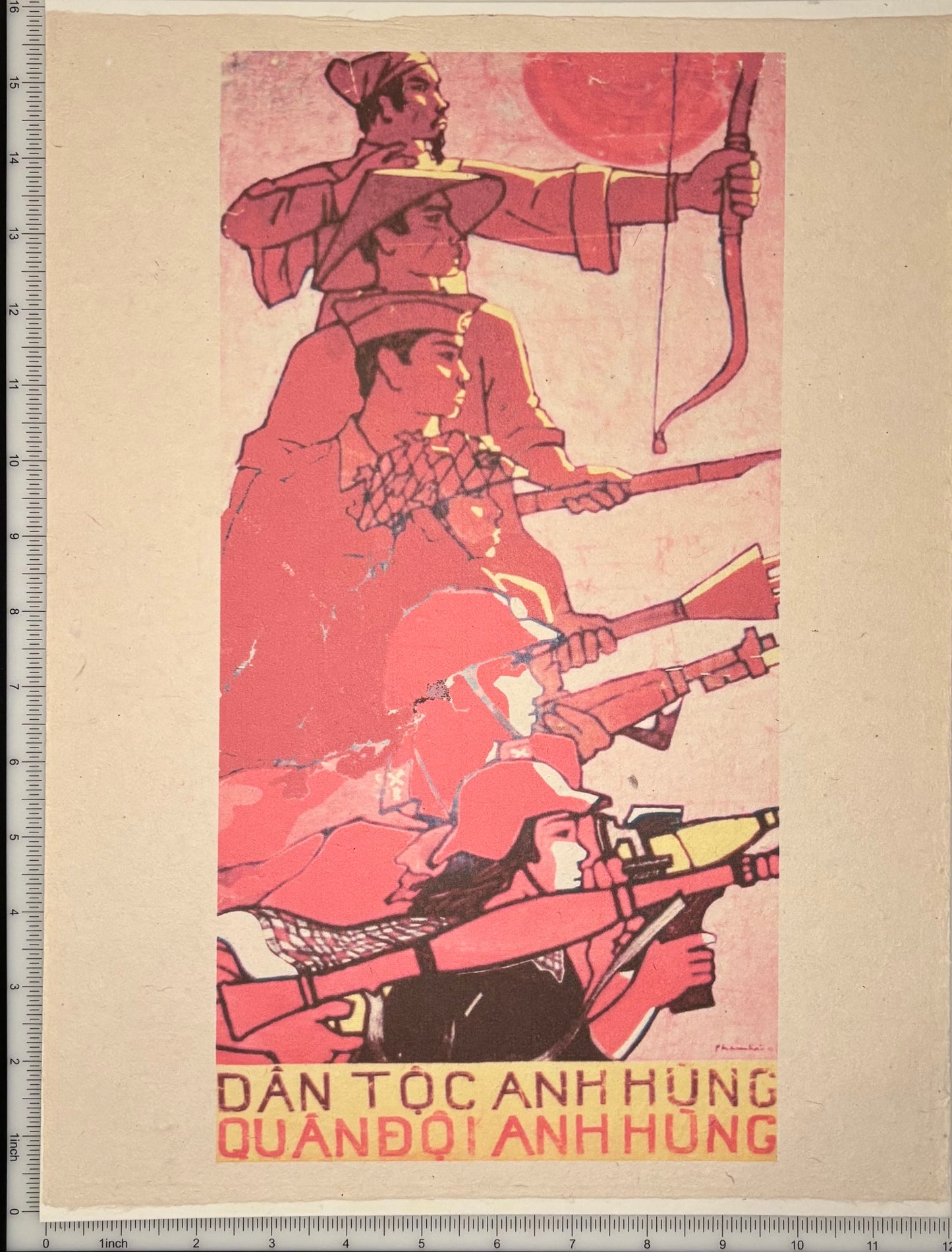 North Vietnamese Revolutionary Propaganda Poster