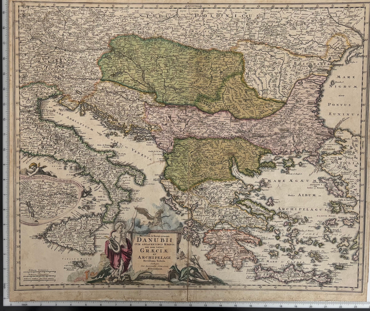 Danubii cum Adiacentibus Regnis, nec non totius Graeciae et Archipelagi