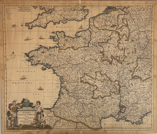 Accuratissima Galliae Tabula — Royaume de France