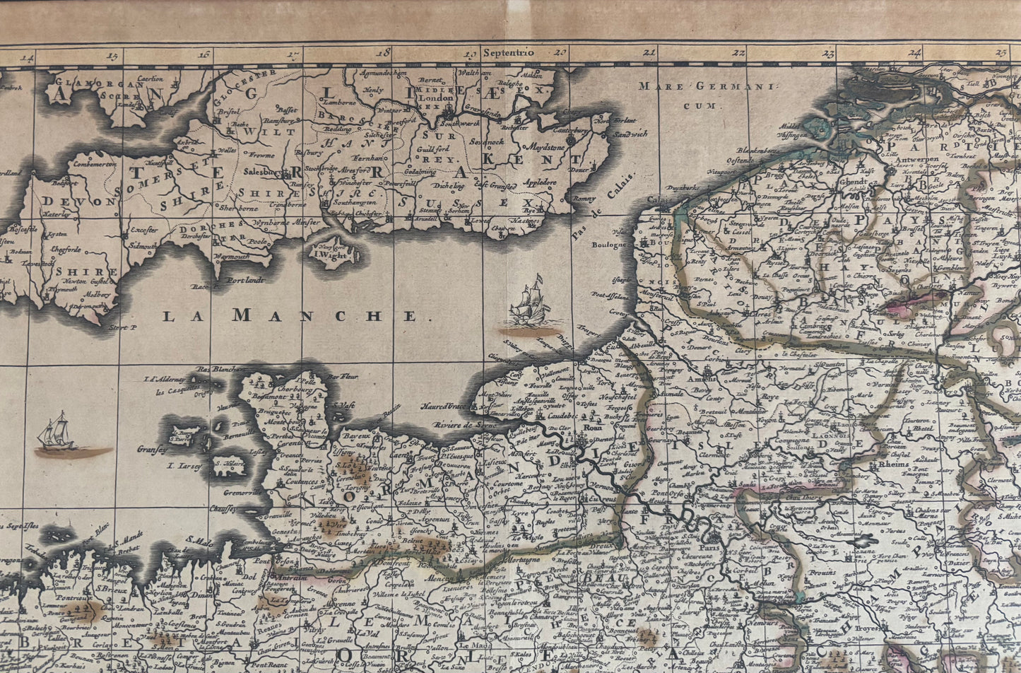 Accuratissima Galliae Tabula — Royaume de France